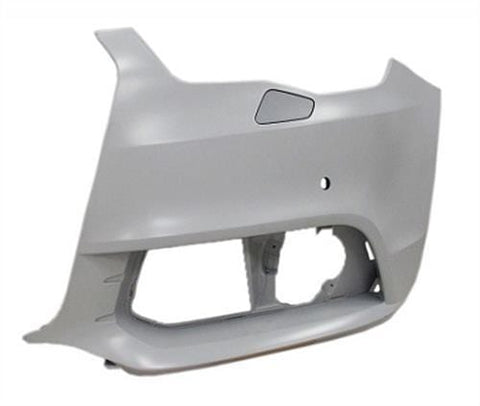 Audi A1 5 Door Hatchback 2012-2015 Front Bumper Corner With Wash Jet Holes With Sensor Holes Standard Models Passenger Side L