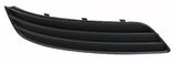 Audi A3 3 Door Hatchback 2008-2012 Front Bumper Grille Outer Section - No Lamp Hole - Closed Version (Standard Models) Driver Side R