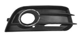 Audi A1 5 Door Hatchback 2012-2015 Front Bumper Grille With Lamp Hole - Twin Slat Type - With Chrome Trim Driver Side R