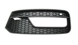 Audi A1 3 Door Hatchback 2015-2018 Front Bumper Grille With Sensor Hole Outer Section With Lamp Hole Standard Models Passenger Side L