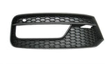 Audi A1 3 Door Hatchback 2015-2018 Front Bumper Grille With Sensor Hole Outer Section With Lamp Hole Standard Models Driver Side R