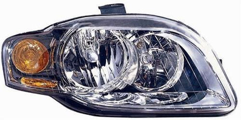 Audi A4 Cabriolet 2005-2008 Headlamp Halogen Version With Amber Indicator Driver Side R