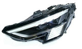 Audi A3 5 Door Hatchback 2020-2024 Headlamp LED Matrix Type Black & Grey Passenger Side L