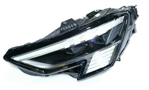 Audi A3 5 Door Hatchback 2020-2024 Headlamp LED Matrix Type Black & Grey Passenger Side L