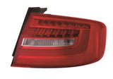 Audi A4 Saloon 2012-2015 Rear Lamp Outer Section LED Type Driver Side R