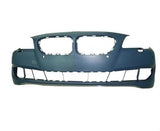 BMW 5 Series Saloon 2010-2013 Front Bumper With Wash Jet & Sensor Holes - No Camera Hole - Primed (Standard Models)