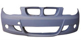 BMW 1 Series 5 Door Hatchback 2007-2011 Front Bumper No Wash Jet Holes No Sensor Holes
