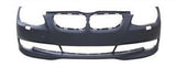 BMW 3 Series Coupe 2010-2013 Front Bumper With Wash Jet Holes No Sensor Holes (Standard Models) Primed
