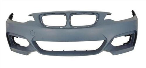 BMW 2 Series Coupe 2014-2017 Front Bumper Templates To Drill Wash Jet Holes And 4 Sensor Holes (M-Sport Models) - Primed