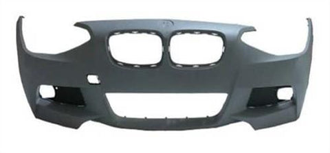 BMW 1 Series 5 Door Hatchback 2011-2015 Front Bumper No Wash Jet Holes No Sensor Holes