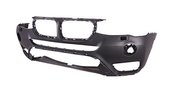 BMW X3 Estate 2014-2017 Front Bumper With Wash Jet Holes With Sensor Holes No Camera Hole Primed