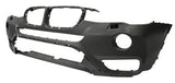 BMW X3 Estate 2014-2017 Front Bumper With Wash Jet Holes No Sensor Holes With Sensor Template Primed