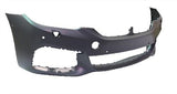 BMW 5 Series Estate 2017-2020 Front Bumper With Wash Jet Holes With 6 Sensor Holes (M-Sport Models) - Primed