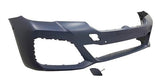 BMW 5 Series Estate 2020- Front Bumper No Wash Jet Holes With Sensor Holes (M-Sport Models) - Primed