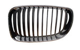 BMW 1 Series 3 Door Hatchback 2007-2012 Front Grille Black Slats With Chrome Surround (Standard Models) Passenger Side L