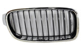 BMW 3 Series 4 Door Saloon 2015-2019 Front Grille Black Slats ES & SE Models Chrome Surround Driver Side R