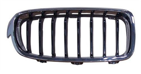 BMW 3 Series Estate 2015-2019- Front Grille Black Slats With Chrome Surround (Sport Models) Driver Side R
