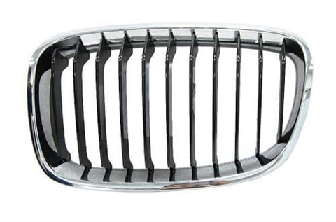 BMW 1 Series 3 Door Hatchback 2012-2015 Front Grille Black Slats Standard Models Passenger Side L