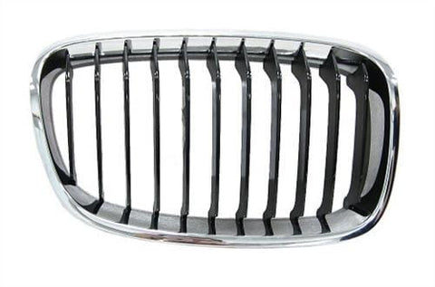 BMW 1 Series 3 Door Hatchback 2012-2015 Front Grille Black Slats Standard Models Driver Side R