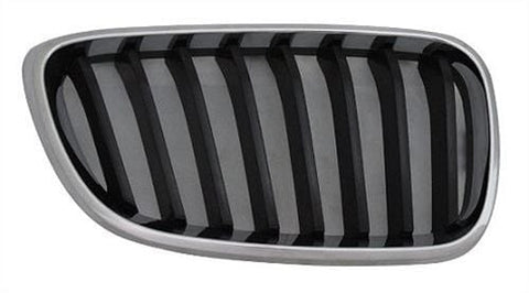 BMW 2 Series Cabriolet 2015-2017 Front Grille Black Slats With Chrome Surround (Sport Models) Driver Side R