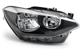 BMW 1 Series 3 Door Hatchback 2012-2015 Headlamp Halogen Type Driver Side R