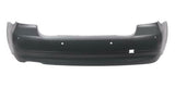 BMW 3 Series 4 Door Saloon 2005-2008 Rear Bumper With Sensor Holes - Primed (Standard Models) 