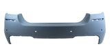 BMW 5 Series Saloon 2010-2013 Rear Bumper With Sensor Holes - Primed (M-Sport Models) 