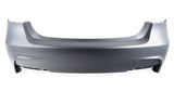 BMW 3 Series 4 Door Saloon 2012-2015 Rear Bumper No Sensor Holes - Primed (M-Sport Models) 
