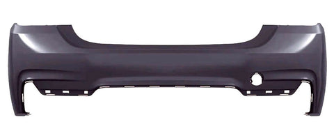 BMW 4 Series Cabriolet 2017-2021 Rear Bumper No Sensor Holes M-Sport Models Primed