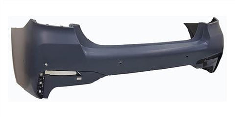 BMW 5 Series Saloon 2020-2024 Rear Bumper With Sensor Holes With Park Assist Holes (M-Sport Models) Primed