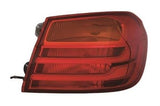 BMW 4 Series Cabriolet 2014-2017 Rear Lamp Outer Section LED Type Driver Side R