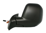 Peugeot Partner Van 2008-2012 Door Mirror Electric Heated Manual Fold Type With Black Cover Passenger Side L