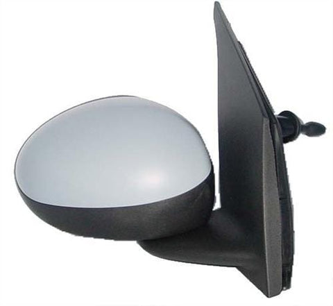 Peugeot 107 3 Door Hatchback 2005-2009 Door Mirror Manual Type With Primed Cover Driver Side R