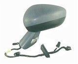 Citroen C3 5 Door Hatchback 2013-2017 Door Mirror Electric Heated Manual Fold Type With Primed Cover (Black Base) Passenger Side L