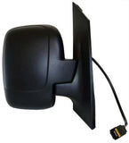 Peugeot Expert Van 2007-2012 Door Mirror Electric Heated Manual Fold Type With Black Cover (Single Glass) Driver Side R