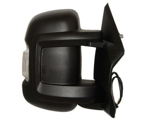 Peugeot Boxer Van 2006-2014 Door Mirror Electric Heated Type With Black Cover - No Temp Sensor (Short Arm) Driver Side R