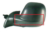 Citroen Berlingo Van Van 2015- Door Mirror Manual Type With Black Cover Passenger Side L