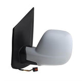 Citroen Dispatch Van 2016-2024- Door Mirror Electric Heated Power Fold Type With Primed Cover (No Lane Assist) Passenger Side L