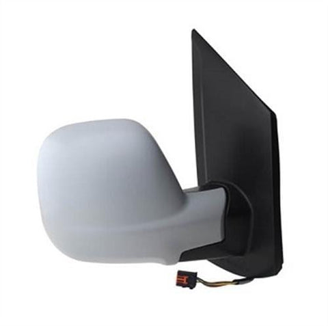 Vauxhall Vivaro Van 2019-2024- Door Mirror Electric Heated Power Fold Type With Primed Cover (No Lane Assist) Driver Side R