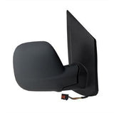 Peugeot Expert Van 2016-2024- Door Mirror Electric Heated Manual Fold For Models With No Blind Spot System With Black Cover Driver Side R