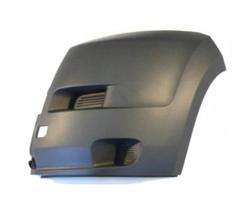 Peugeot Boxer Van 2006-2014 Front Bumper Corner No Lamp Holes - Grey (No Wheel Arch Trim Holes) Passenger Side L