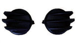 Citroen Dispatch Van 2012-2016 Front Bumper Trim Fog Lamp Blanking Cover 2 Piece Set - Black 