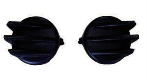 Peugeot Expert Van 2004-2007 Front Bumper Trim Fog Lamp Blanking Cover 2 Piece Set - Black 