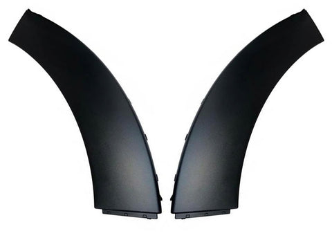 Citroen C3 5 Door Hatchback 2017-2020 Front Bumper Trim Wheel Arch Section No Sensor Hole Textured - 2 Piece Set 