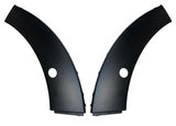 Citroen C3 5 Door Hatchback 2017-2020 Front Bumper Trim Wheel Arch Section With Sensor Hole Textured - 2 Piece Set 