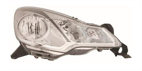 Citroen DS3 Hatchback 2010-2016 Headlamp Halogen Type - With Grey Trim Driver Side R