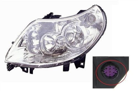 Fiat Ducato Van 2006-2014 Headlamp 2006-2014 - No Daytime Running Lamps Passenger Side L