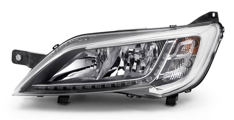 Citroen Relay Van 2014-2017 Headlamp With LED Daytime Running Lamps Chrome Passenger Side L