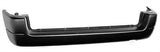 Citroen Berlingo Multispace MPV 2002-2008 Rear Bumper No Sensor Holes - Black 
