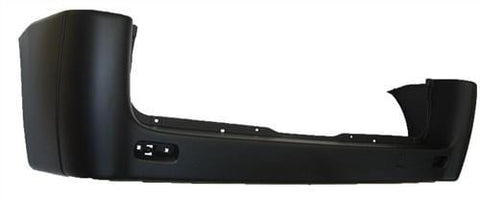 Citroen Dispatch Van 2012-2016 Rear Bumper No Sensor Holes - Black (Standard Wheel Base Models) 